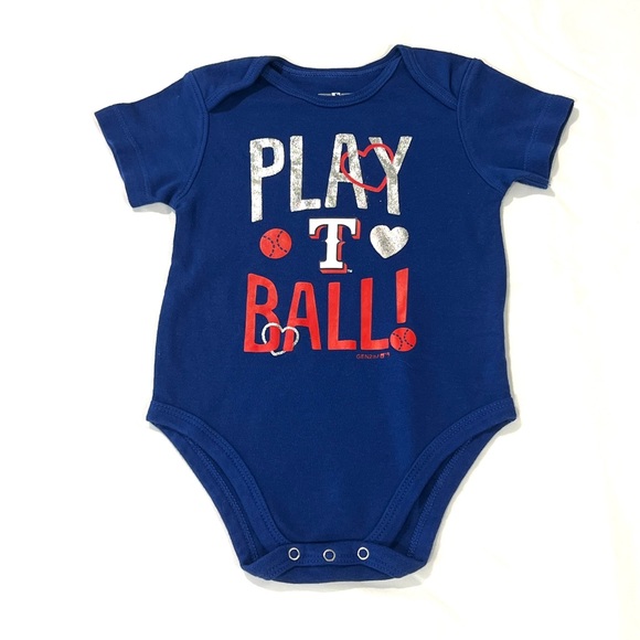 Baby Girl 18M Texas Rangers Runtastic 3-Pack Onsies Set - Picture 6 of 11